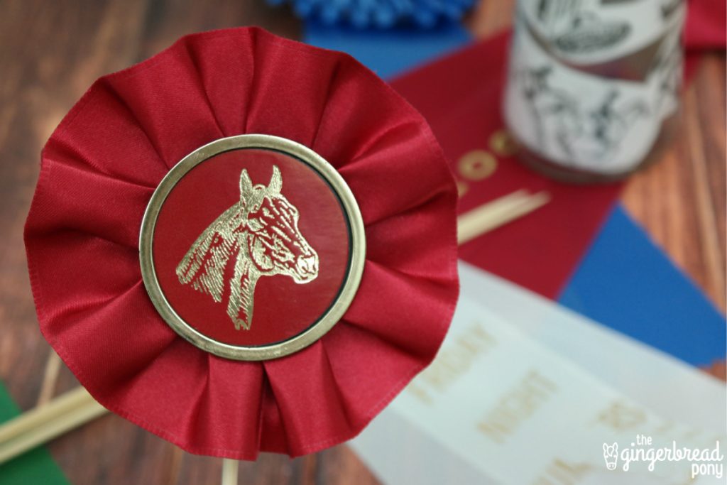 Red Horse Show Ribbon