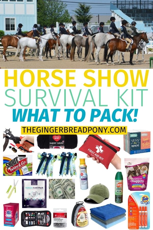 Horse Show Survival Kit What to Pack PIN