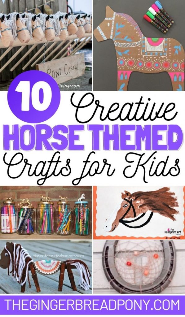 Creative Horse Themed Crafts for Kids PIN