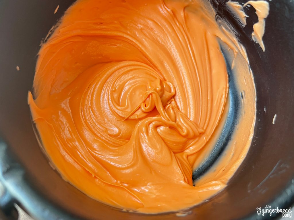 Melted Orange Chocolate Melts