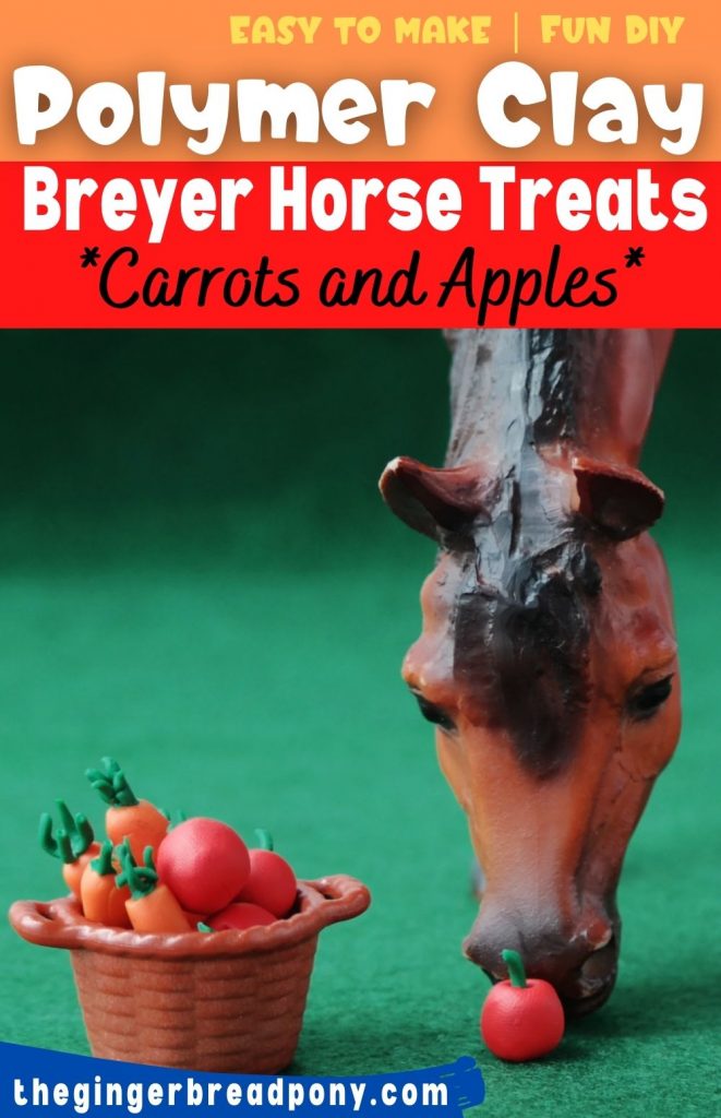 Polymer Clay Breyer Horse Treats PIN