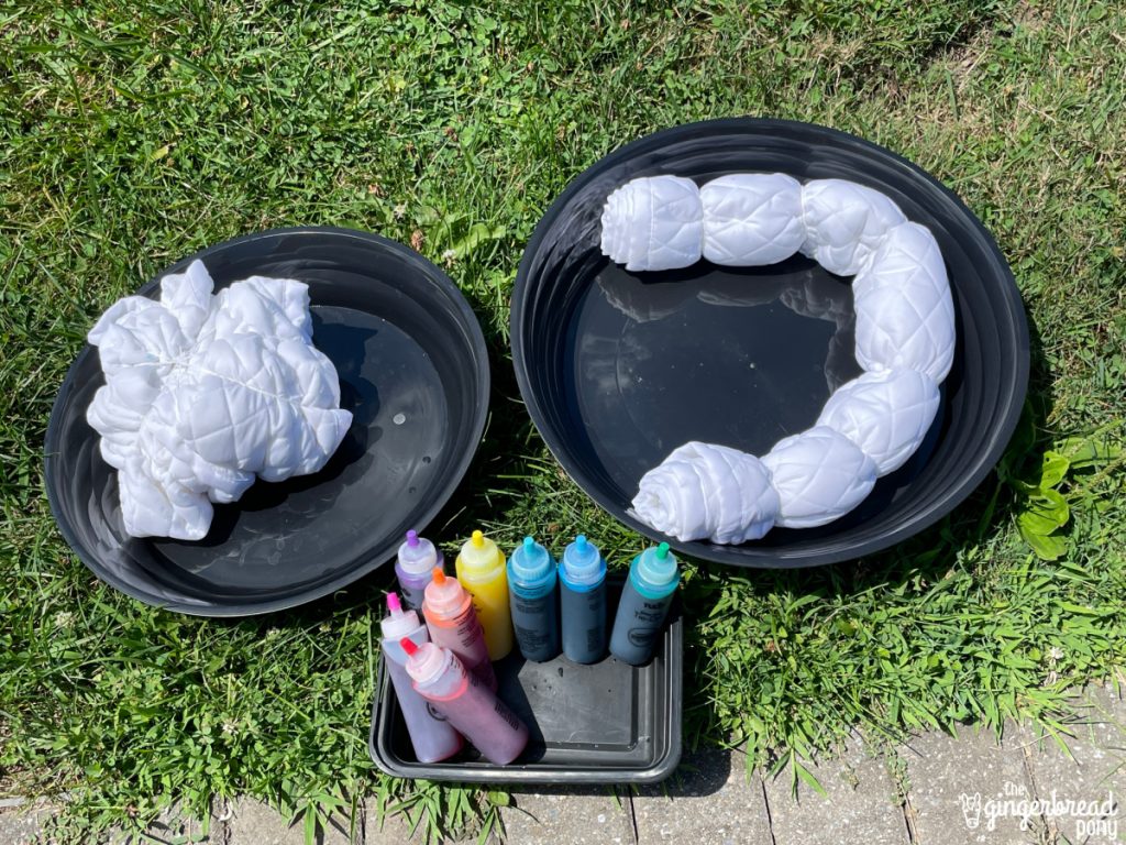 Supplies for Tie Dyeing