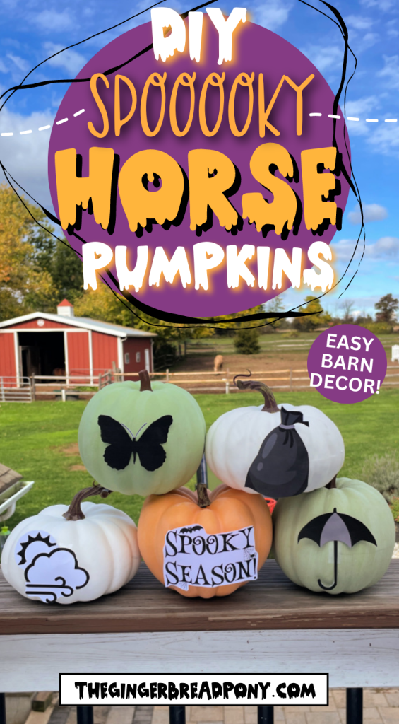 Spooky Horse Pumpkins PIN
