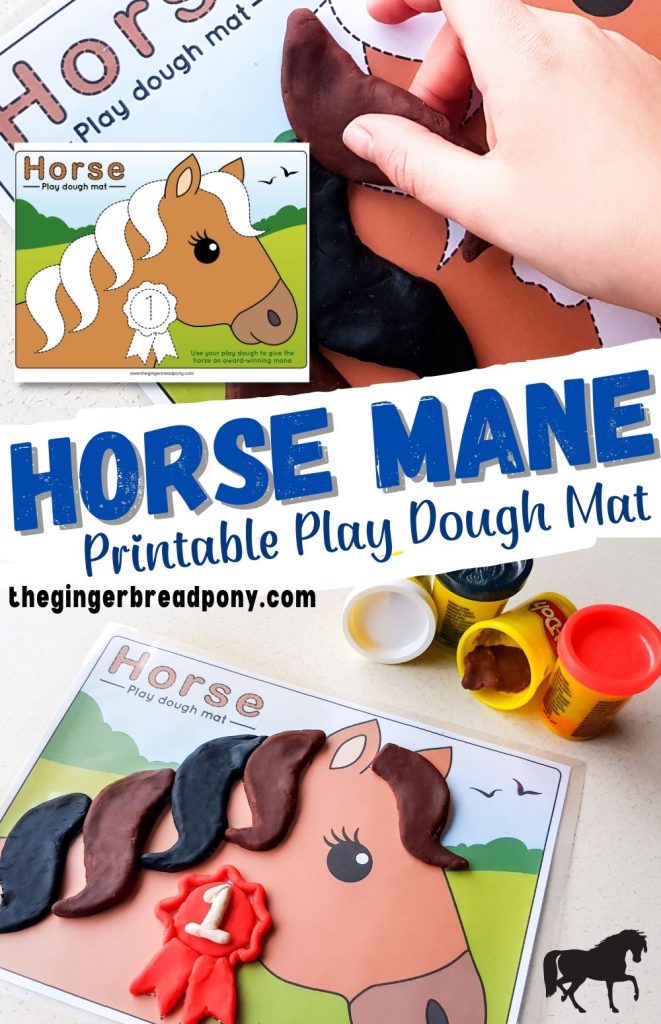 Horse Mane Play Dough Mat PIN