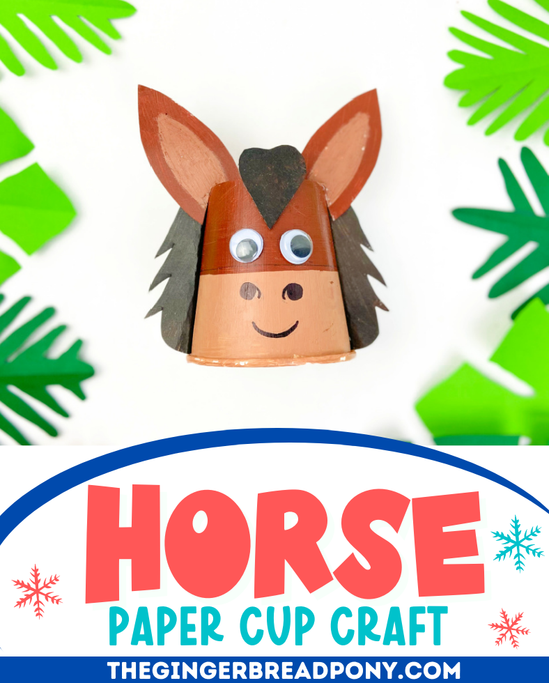 Horse Paper Cup Craft FB Image