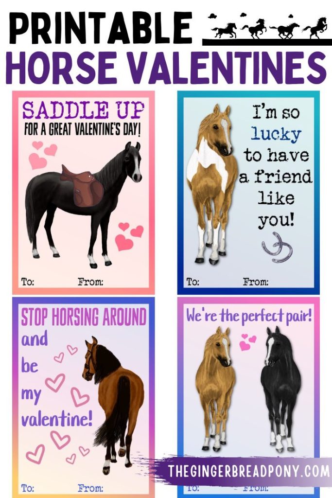Horse Valentine Set PIN