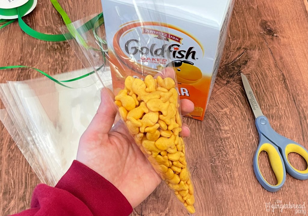 Goldfish in Plastic sleeves