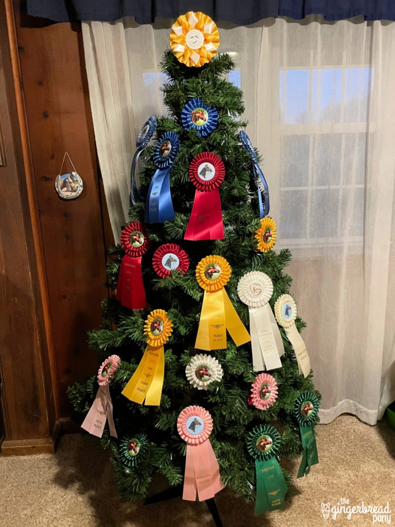 Horse Show Ribbon Christmas Tree