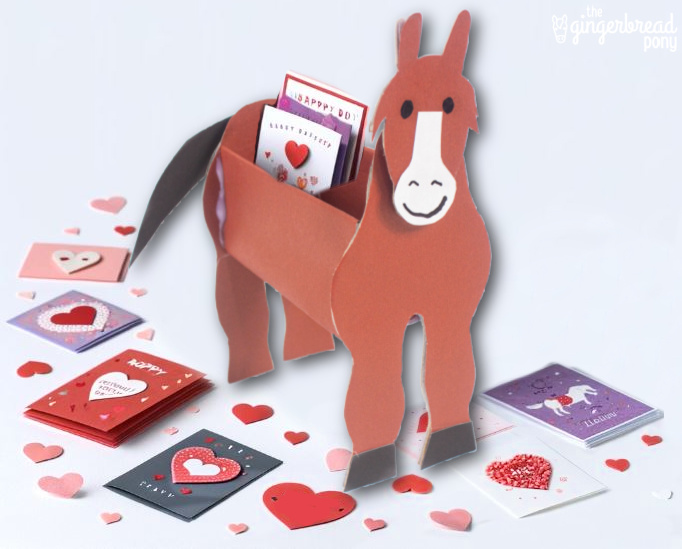 Horse Valentine Card Box HERO