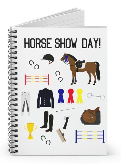 horse show day notebook